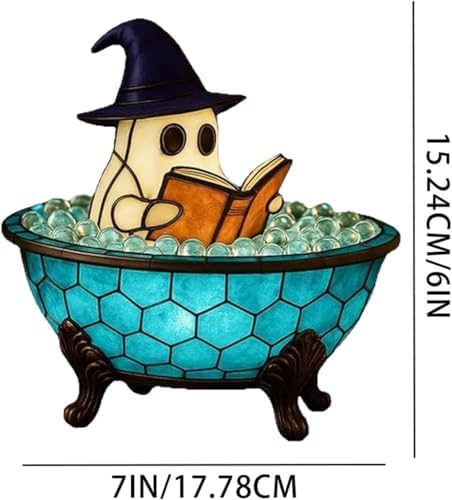 Ghost Bubble Bath Lamp - Halloween Night Light Decor