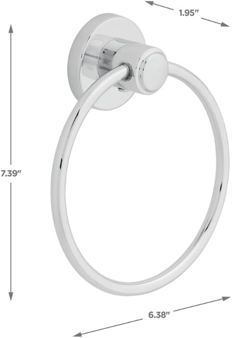 Franklin Brass 4016PC Tempra Towel Ring Polished Chrome 1
