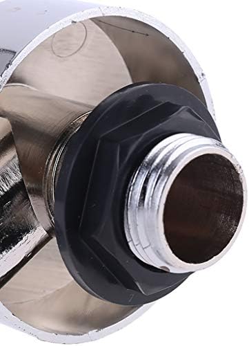 Chromed Plastic Shower Connector for Bathrooms