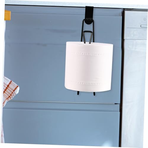 Luxshiny Over The Tank Toilet Paper Holder Black