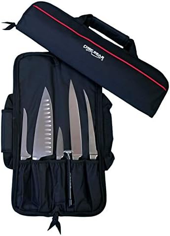 Ergo Chef 5 Pocket Knife Case Roll Bag Bi-Fold