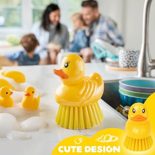 GTOTd Cute Ducky Dish Brush Set of 2
