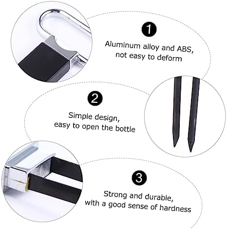 Cabilock Portable Wine Cork Remover and Bottle Opener