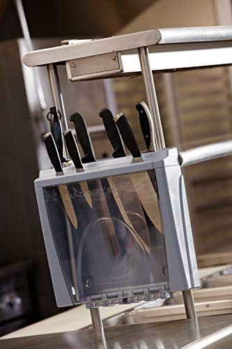 San Jamar Saf-T-Knife Station Gray 15x425 Inches
