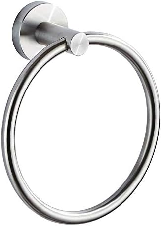 AOKQYA 6 Inch Diameter Stainless Steel Towel Ring