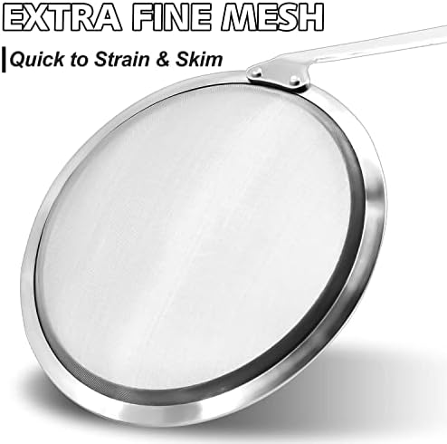 Anaeat 4 Inch Fat Skimmer Spoon with Long Handle 1