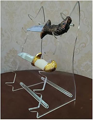 Lufr Arcylic Knife Display Stand Holder 6 Pcs