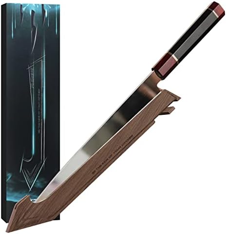 FINDKING Walnut Knife Edge Guard with Magnetic Stand 1