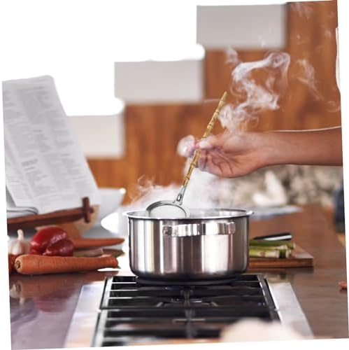PRETYZOOM Stainless Steel Skimmer Ladle with Handle