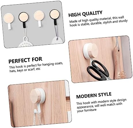 Unomor 10pcs Wall-Mounted Towel Hooks for Bathroom 1