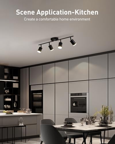 Bojim 4 Light LED Track Lighting Kit Ceiling