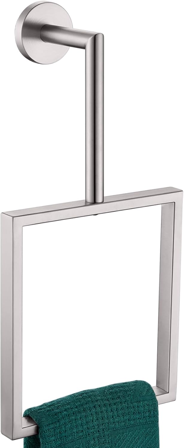 AONEON Towel Ring Brushed Nickel Stainless Steel Bathroom Hardware Accessories
