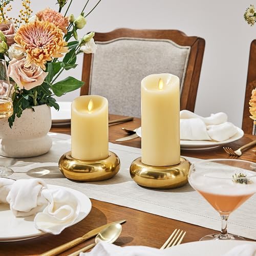 Luminara Flameless LED Ivory Pillar Candle 3 x 45 1