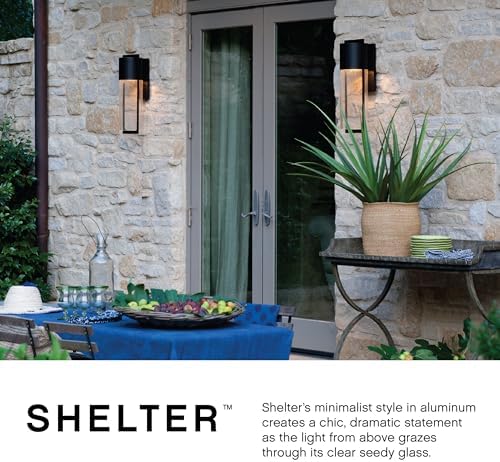 Hinkley Shelter Wall Mount Lantern - Buckeye Bronze