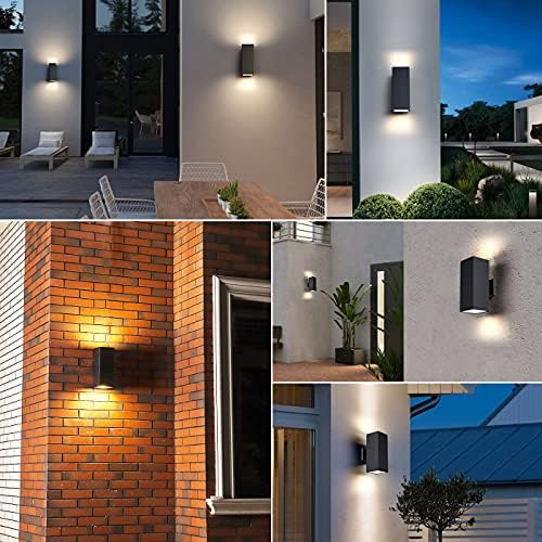 Modern Outdoor Wall Light - Aluminum Porch Sconce