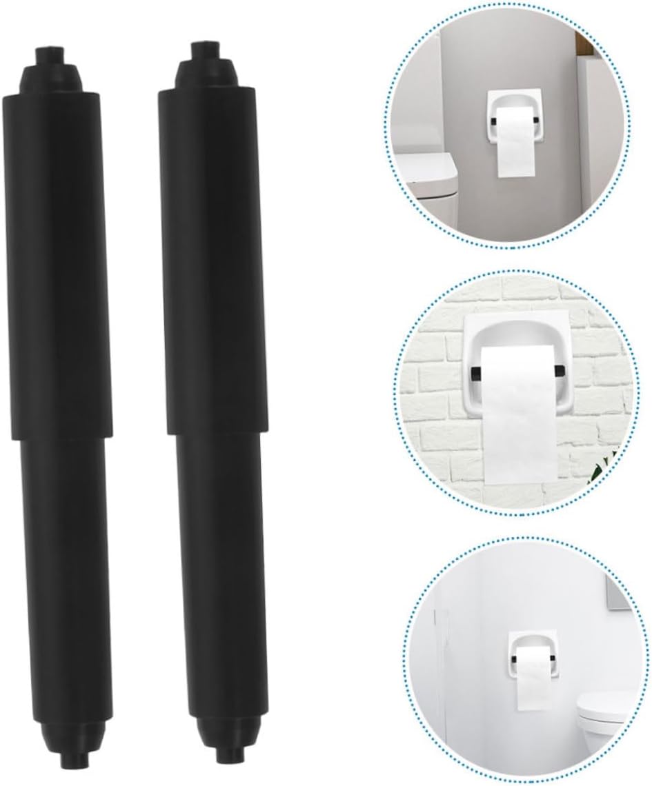 PRETYZOOM 2pcs Toilet Paper Holder Cores Spring Style 1