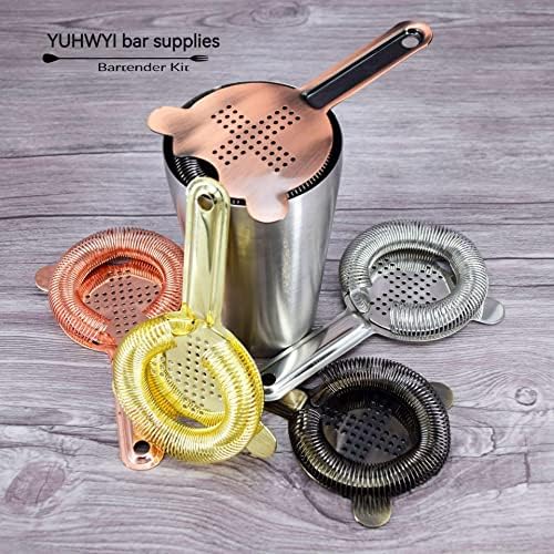 YUHWYI Cocktail Strainer with 100 Wire Spring