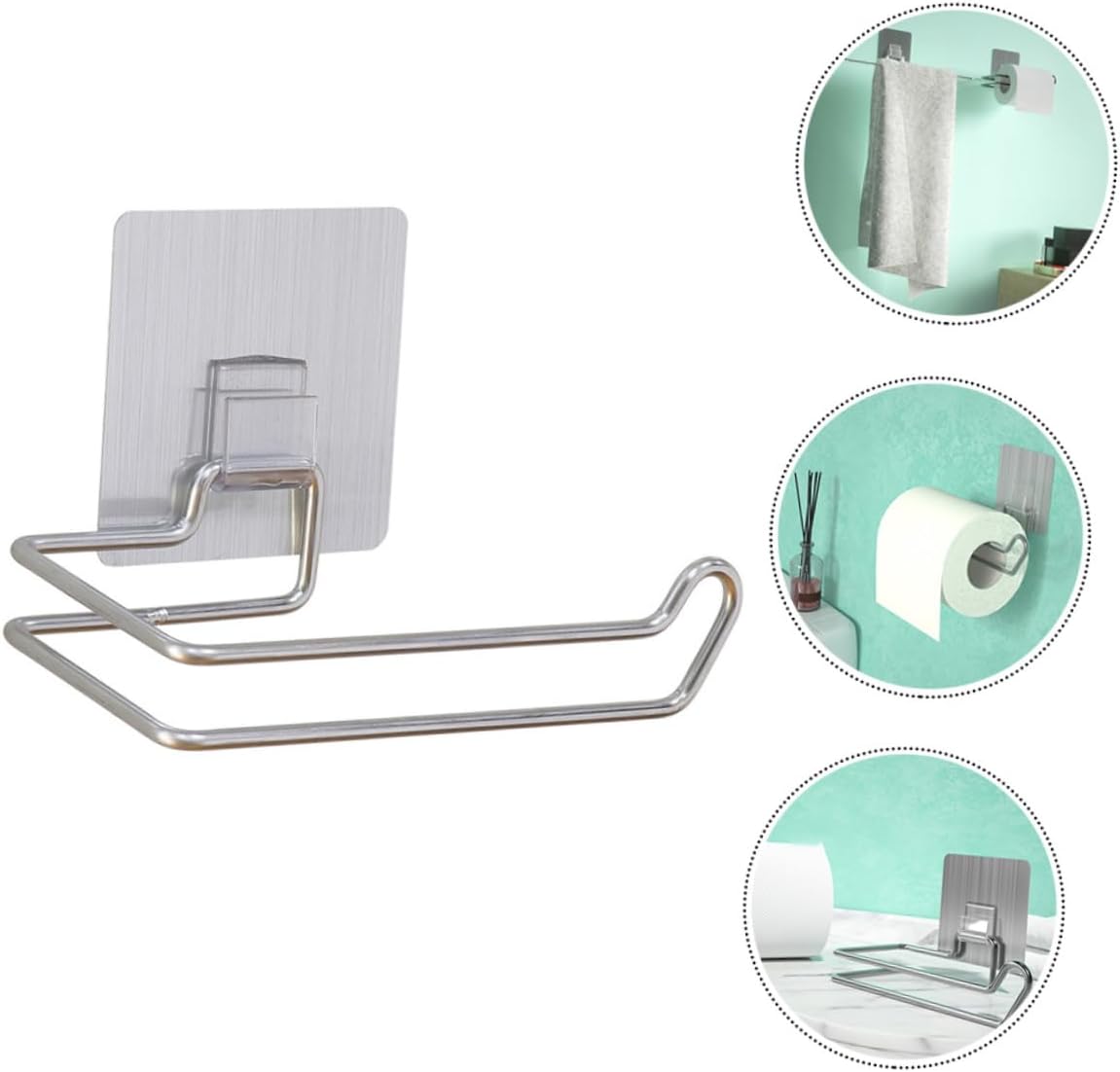 Alipis 1pc Wall Mounted Tissue Holder Stainless Steel Design