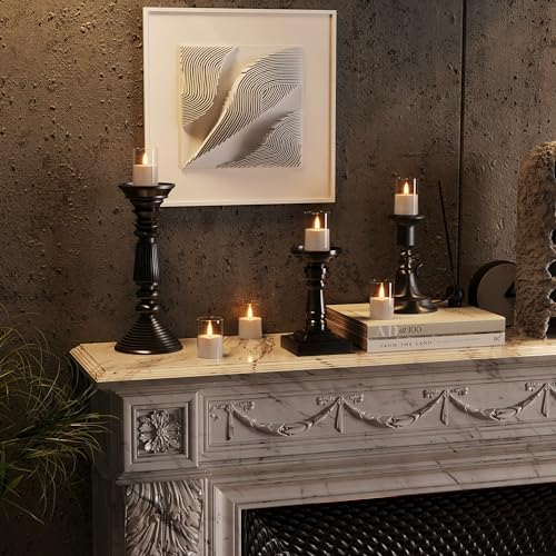 VIODAIM 12Pack Flameless LED Candles with Timer