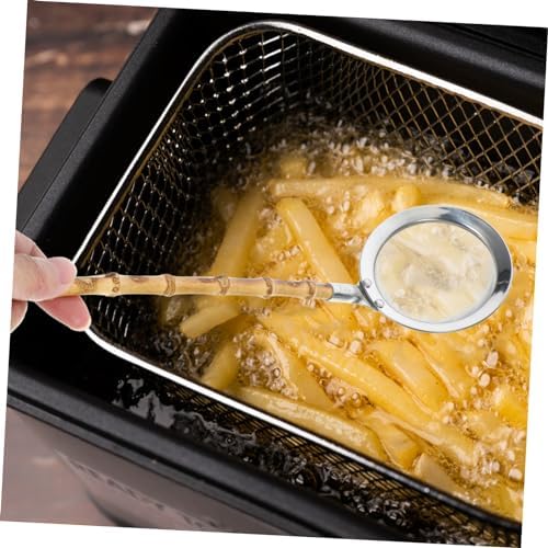 Mikinona 304 Stainless Steel Skimmer Colander with Handle 1