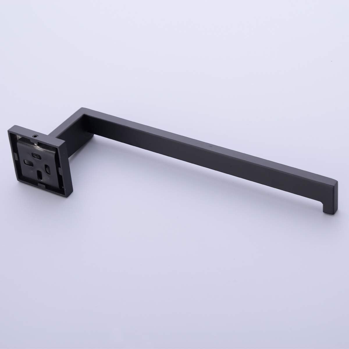 TRUSTMI Matte Black Towel Ring Bathroom Hardware 1