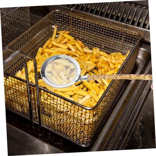 Mikinona 304 Stainless Steel Skimmer Colander with Handle 1
