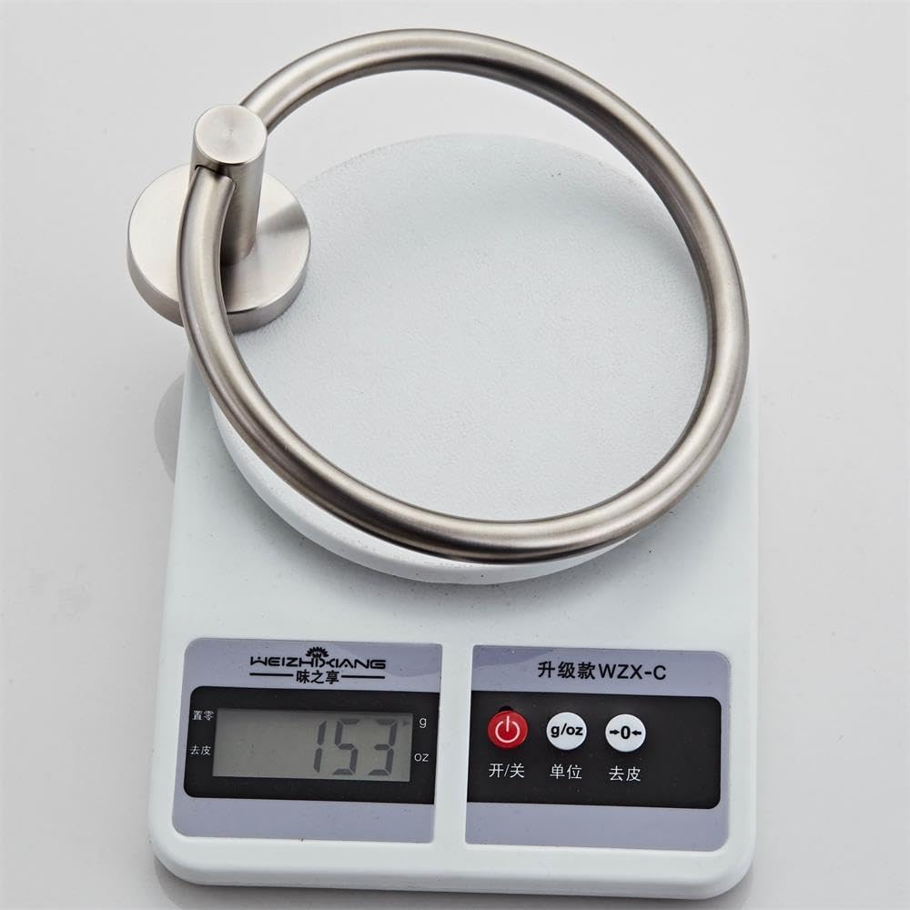 AOKQYA 6 Inch Diameter Stainless Steel Towel Ring