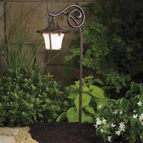 Kichler 15420AGZ Cotswold 1-Light 12V Path Light Aged Bronze