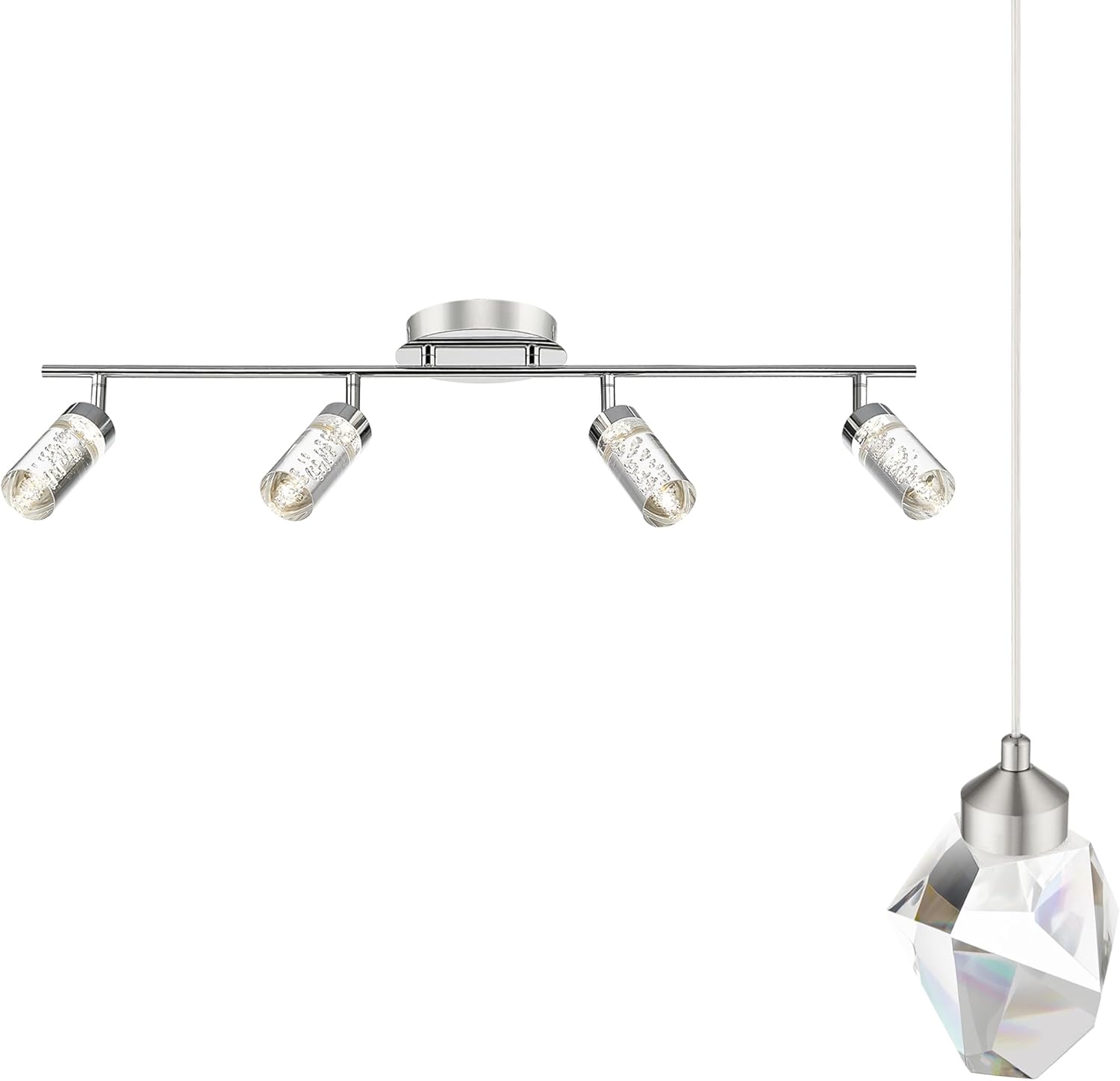 Ken Ricky Modern 4-Light Track Pendant Lighting