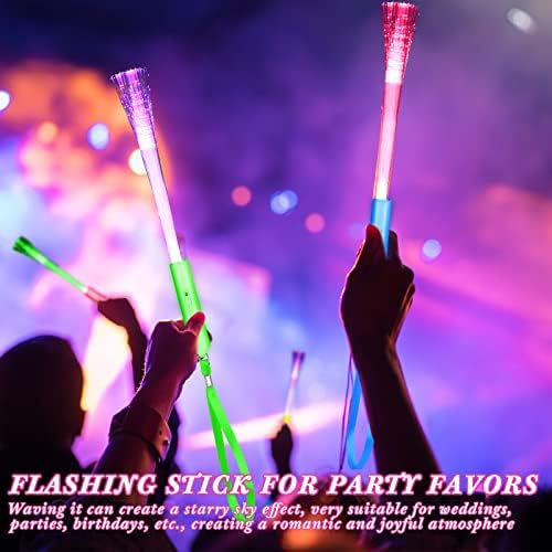 Junkin 200 Pcs LED Glow Wand with Batteries for Party
