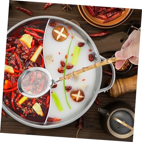 Mikinona 304 Stainless Steel Skimmer Colander with Handle 1