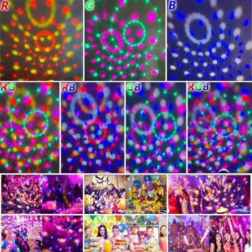 Yiixuyo Disco Ball Light with Sound Control