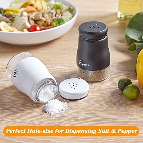Bivvclaz Salt Pepper Shakers Set 5 Ounce
