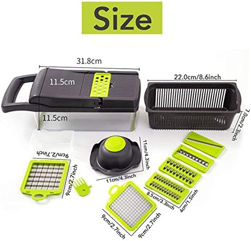 Kuaguan 8 In 1 Vegetable Slicer with Container