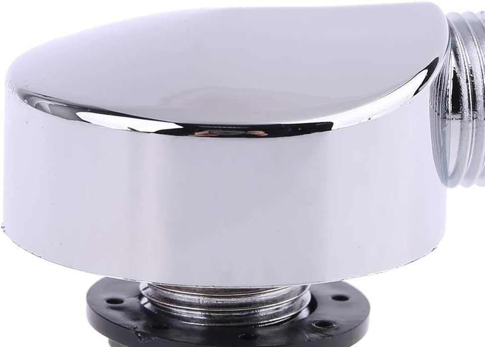 Chromed Plastic Shower Connector for Bathrooms