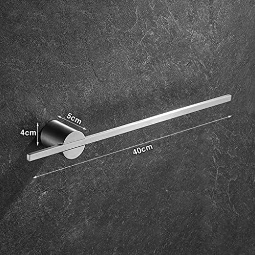 ANNBKA Movable Towel Bar 40cm Silver Bathroom Shelf