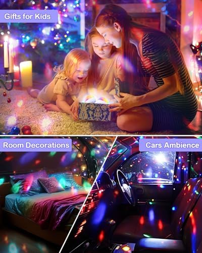 Luditek USB Mini Disco Ball Light 4 Pack