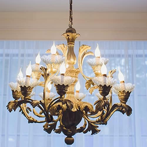 Bonuci 6 Pcs Chandelier Bobeche Replacement with 4 Side Holes