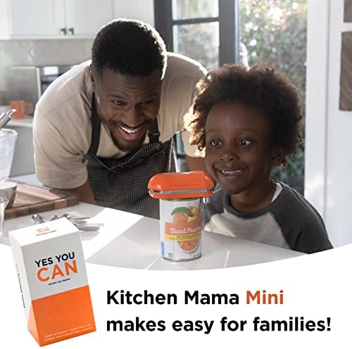 Kitchen Mama Mini Electric Can Opener Orange