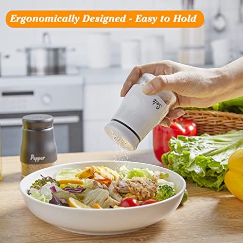 Bivvclaz Salt Pepper Shakers Set 5 Ounce