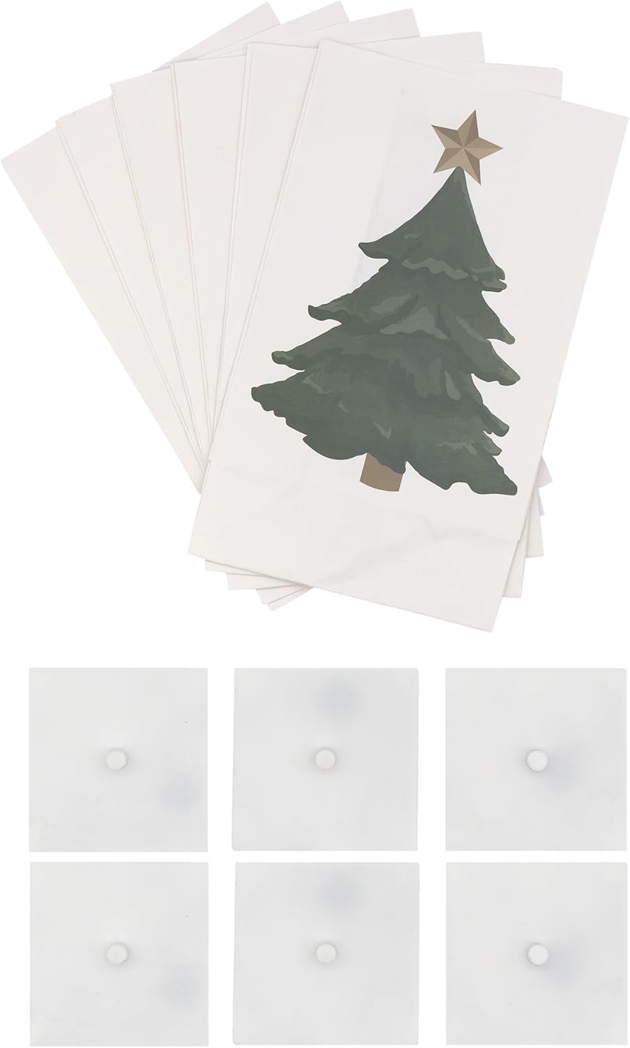 LumaBase Battery Operated Luminaria Kit with Timer - Set of 6 1