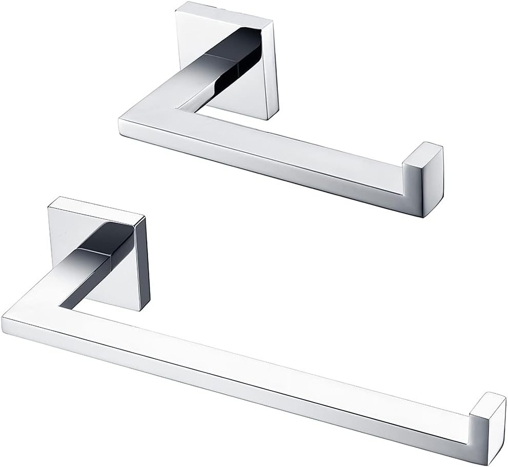 Miyili 2-Piece Stainless Steel Bathroom Accessories Set