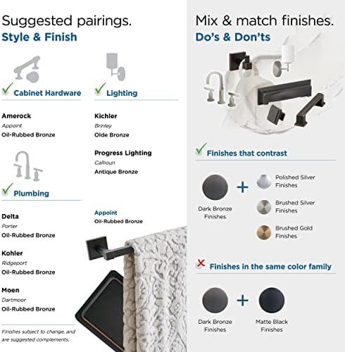 Amerock Oil Rubbed Bronze Towel Ring 7-116 in