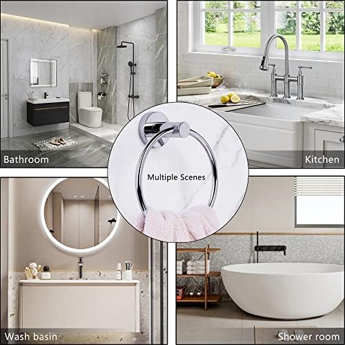 Fivean Heavy Duty Stainless Steel Towel Ring