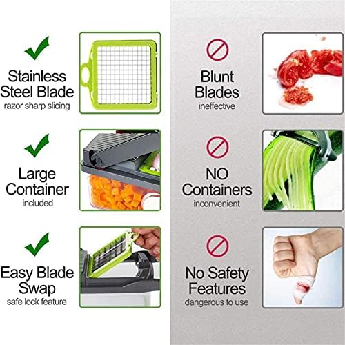 Kuaguan 8 In 1 Vegetable Slicer with Container