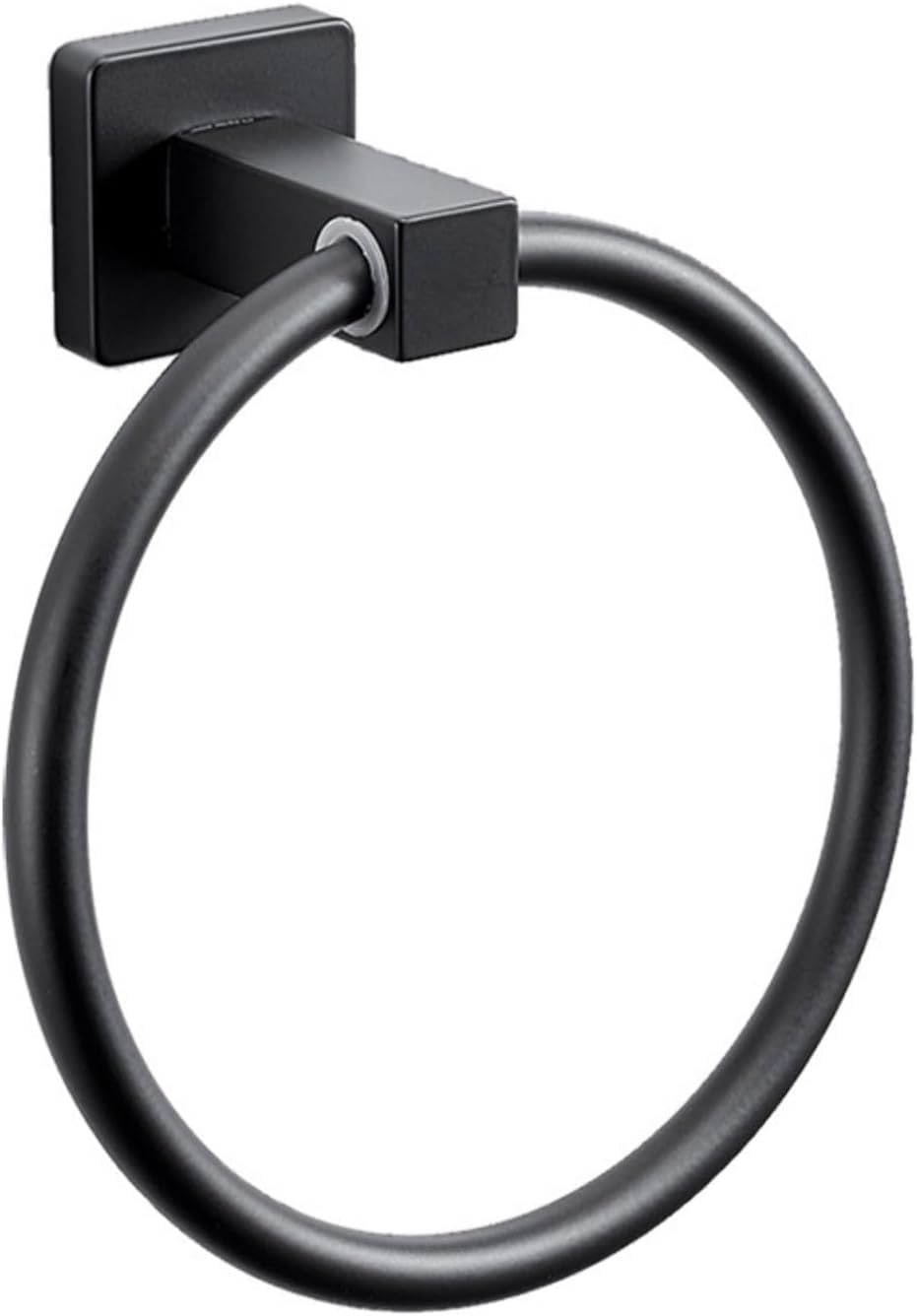 Matte Black Stainless Steel Towel Ring