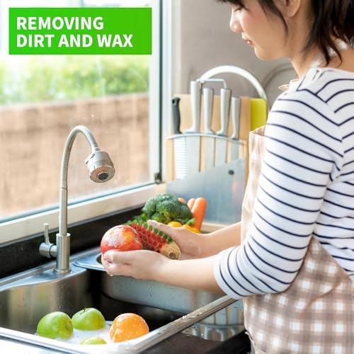 Konex Veggie Brush - Fruit and Vegetable Scrubber with Beechwood Handle