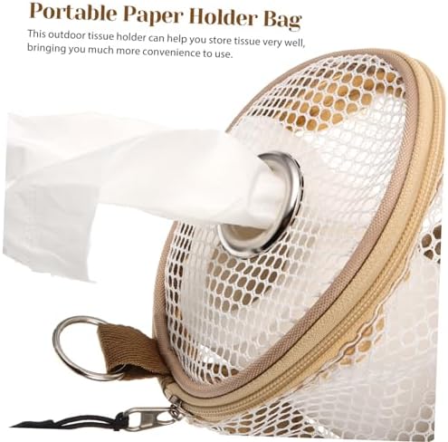Zerodeko Portable Toilet Paper Holder for Travel and Camping