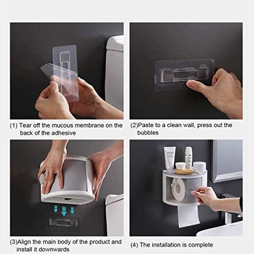 Toilet Paper Holder with Waterproof and Rustproof Design