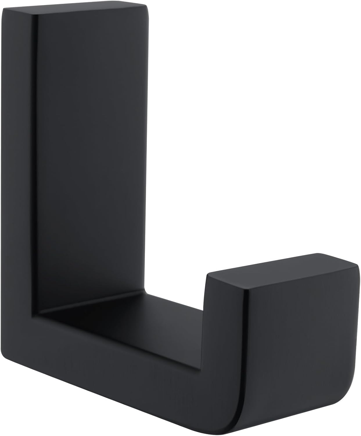 APLusee Robe Towel Hook - Matte Black 304 Stainless Steel L Shape